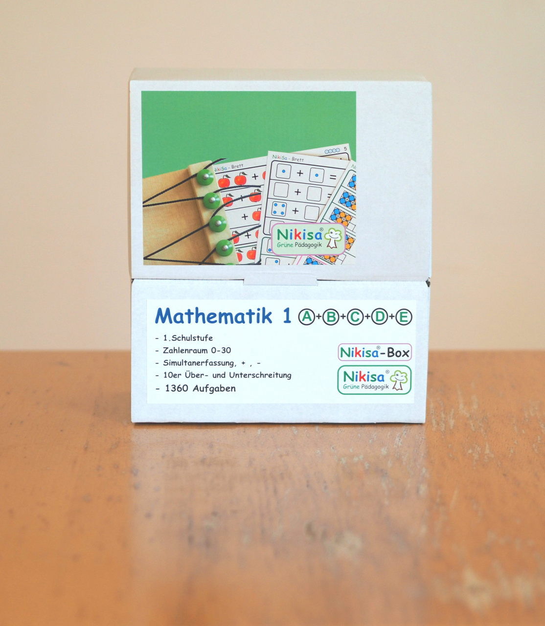 Komplettes Lernkarten Set Mathematik für Kinder von 5-7 Jahre