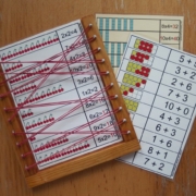 Arbeitlsblätter für das Lernspiel für Montessori, Freinet, Schule und zuhause